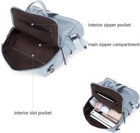 img 2 attached to BROMEN Backpack Fashion Designer Shoulder Women's Handbags & Wallets ~ Fashion Backpacks