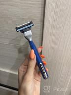 img 3 attached to Gillette Mach3 Reusable Shaving Razor UEFA Champions League Grey/Black review by Bima ᠌
