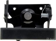 🚪 dorman 77077 tailgate handle: compatible with chevrolet / gmc models, black finish logo