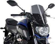 🏍️ enhance your riding experience with puig 9667f winds new generation touring windshield for yamaha mt-07 18- c/dark smoke логотип