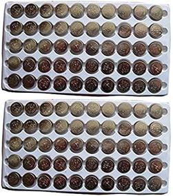 img 1 attached to 🔋 Long-Lasting AG10 LR1130 LR54 Button Cell Batteries Tray - Pack of 100PCS