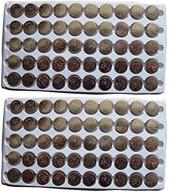 🔋 long-lasting ag10 lr1130 lr54 button cell batteries tray - pack of 100pcs logo