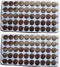 img 3 attached to 🔋 Long-Lasting AG10 LR1130 LR54 Button Cell Batteries Tray - Pack of 100PCS