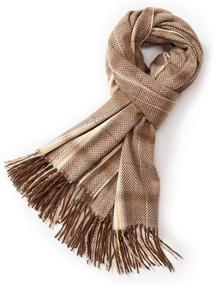 img 2 attached to 🧣 Discover Luxurious Villand Cashmere Wool Scarves for Women at Scarves & Wraps: A Must-Have Accessory Collection