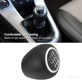 img 3 attached to 🚘 Chevy Cruze Gear Shift Knob: Premium 6 Speed Car Gear Shift Lever for Cruze 2008-2012