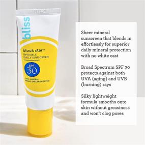 img 2 attached to 🌞 Bliss Sunscreen Mineral: Your Non-Greasy, Non-Irritating Skin Savior