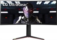 lg 34gn850-b ultragear 34-inch ips ultrawide screen monitor with 144hz refresh rate, tilt and height adjustments logo