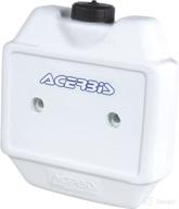 acerbis front auxiliary gallon white logo