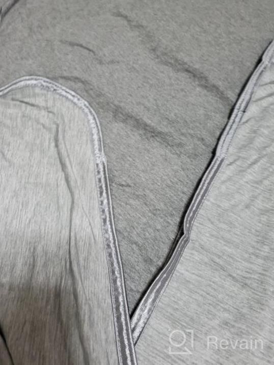 img 1 attached to Stay Cool And Comfy In Summer Nights With Our Japanese Q-Max Weighted Blanket - Queen Size Grey review by Paul Andrews