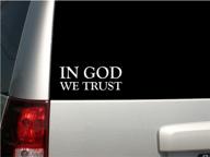 white vinyl god trust decal логотип