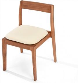 img 3 attached to Upgrade Your Dining Comfort With Shinnwa Memory Foam Chair Pads Set For Indoor Wooden & Metal Chairs