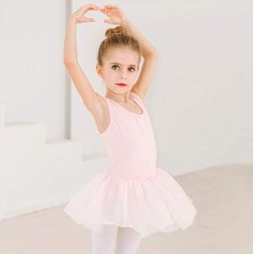 img 2 attached to Adorable Stelle Tutu Ballet Dress For Toddler, Little And Big Girls - Perfect For Dance Class!