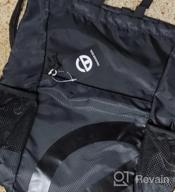 img 1 attached to Water-Resistant Drawstring Backpack With Pockets - Ideal Sports Sackpack, String Bag And Gym Sack For Men And Women By TRAILKICKER review by Vic Alexander
