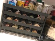 img 1 attached to TQVAI 3-Tier Spice Rack Organizer With Pull Out Drawers - 30 Jars And Labels - Perfect For Kitchen Countertops, Cabinets And Pantry - Upgraded Version In White review by Bam Reeder