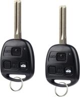 🔑 key fob set for lexus (hyq1512v): compatible with 1997-2005 es300, gs300, gs400, gs430, is300, ls400 - keyless entry remote - pack of 2 логотип