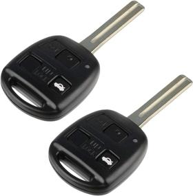 img 2 attached to 🔑 Key Fob Set for Lexus (HYQ1512V): Compatible with 1997-2005 ES300, GS300, GS400, GS430, IS300, LS400 - Keyless Entry Remote - Pack of 2