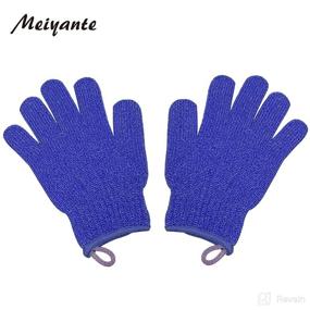 img 2 attached to Exfoliating Gloves Exfoliator Scrubber Accessories