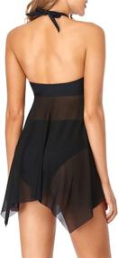 img 3 attached to 👙 Holipick Tankini Swimdress: Women's Bathing Suit for Pool or Beach, Available at Swimsuits & Cover Ups