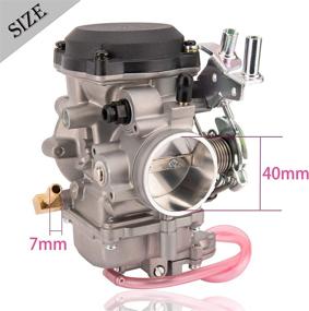 img 3 attached to 🔧 LOYPP 883 Carburetor CV 40mm for Harley Davidson Sportster XL883, XLH1200 - Upgrade Replacement Carb Compatible with 27490-04, 27421-99C, 27421-99A, 27465-04