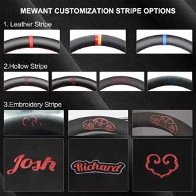 img 1 attached to 🚗 MEWANT Steering Wheel Cover for BMW Z4 E85 E86 2003-2008