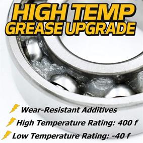 img 2 attached to Upgraded HD Switch 6 Pack Spindle Rebuild Bearings - Compatible Replacement for Hustler 783506 🔧 Mini Z FasTrak FasTrak SD TrimStar Super Mini Z, enhanced with High Temperature Grease & C3 Upgrades