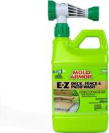 🧼 mold armor fg51264 e-z deck, fence and patio wash: powerful 64oz cleaner with convenient hose-end adaptor and sprayer logo