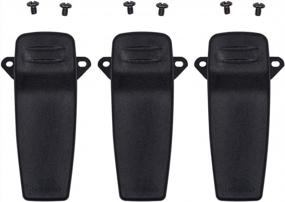 img 4 attached to 3PCS Belt Clip For ICOM IC-V8, IC-V82, IC-A24, IC-A6, IC-F3G, IC-F30, IC-F40,IC-F11 ,IC F22 And IC F4G Radio BP210 & BP209