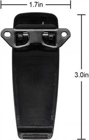 img 3 attached to 3PCS Belt Clip For ICOM IC-V8, IC-V82, IC-A24, IC-A6, IC-F3G, IC-F30, IC-F40,IC-F11 ,IC F22 And IC F4G Radio BP210 & BP209