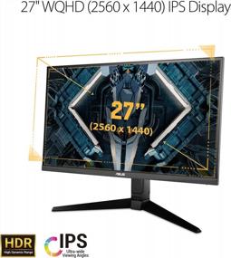 img 2 attached to Renewed ASUS Gaming VG27AQL1A Monitor - 2560X1440P, Adjustable Tilt, Pivot, and Swivel - VG27AQL1A-Cr