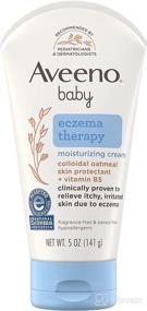 img 3 attached to 👶 Aveeno Baby Eczema Therapy Moisturizing Cream with Natural Colloidal Oatmeal & Vitamin B5 – Soothes Dry, Itchy, Irritated Skin from Eczema – Paraben & Steroid-Free – 5 fl. oz.