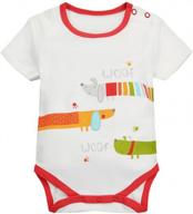 unisex baby cotton short sleeved bodysuit - cuteon for comfort & style! logo