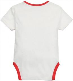 img 3 attached to Unisex Baby Cotton Short Sleeved Bodysuit - CuteOn For Comfort & Style!