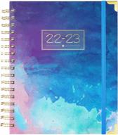 2022-2023 academic planner: 9.3" x 8.25", thick paper, colorful tabs & twin-wire binding - aug 2022 to jun 2023 logo
