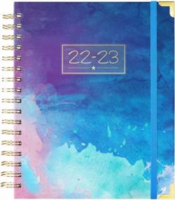 img 4 attached to 2022-2023 Academic Planner: 9.3" X 8.25", Thick Paper, Colorful Tabs & Twin-Wire Binding - AUG 2022 To JUN 2023