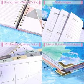 img 1 attached to 2022-2023 Academic Planner: 9.3" X 8.25", Thick Paper, Colorful Tabs & Twin-Wire Binding - AUG 2022 To JUN 2023