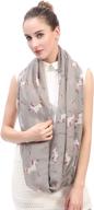 🦄 lina lily unicorn infinity lightweight women's scarves & wraps: vibrant and versatile accessories" логотип