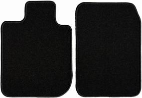 img 4 attached to GG Bailey D2677A-F1A-BLK Front Set Custom Fit Floor Mats For Select Land Rover Defender 90 Models - Nylon Fiber (Black)