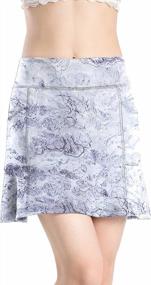 img 2 attached to Annjoli Women'S Skort: Perfect For Running, Tennis, Golf & Workouts!