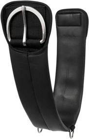 img 4 attached to Stainless Steel Horse TACK Western Saddle GIRTHS With Roller Buckles And Black Gel Neoprene Smooth Front CINCHES By Acerugs.