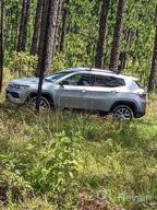 img 1 attached to Aluminum Roof Rack Crossbars For 2017-2019 Jeep Compass With Raised Side Rails - Load Capacity Of 150 Lbs - Perfect For Luggage, Cargo, And Bikes - Compatible With Autosaver88 Crossbars review by Jayt Shields