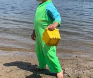 img 1 attached to UPF 50+ Nozone Fiji Sun Protective Baby Double Zipper Swimsuit review by Timothy Hughes