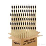 toothbrush prepasted disposable toothbrsuh bristles oral care logo