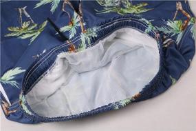 img 1 attached to Мужские быстросохнущие пляжные шорты PIZOFF: Летние плавки Пляжная одежда с сетчатой ​​подкладкой