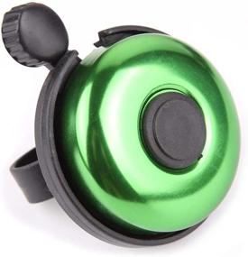 img 3 attached to Loud REKATA Aluminum Bike Bell - 7 Colors For Kids & Adults, Left-Hand Use