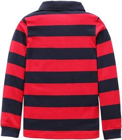 img 3 attached to 👕 Mardonskey Sleeve Shirts: Stylish Striped T-Shirts for Boys' Clothing - Tops, Tees & Shirts Collection