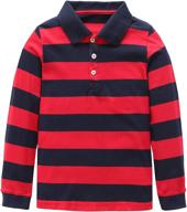 👕 mardonskey sleeve shirts: stylish striped t-shirts for boys' clothing - tops, tees & shirts collection logo