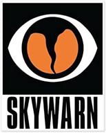 skywarn tornado bumper sticker window logo