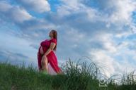 картинка 1 прикреплена к отзыву Великолепное платье русалки с открытыми плечами для фотосессии для беременных | ЗИУМУДИ от Amir Tune