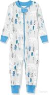 🌙 hanna andersson girls' organic holiday family matching 1 piece footless pajamas - moon and back logo