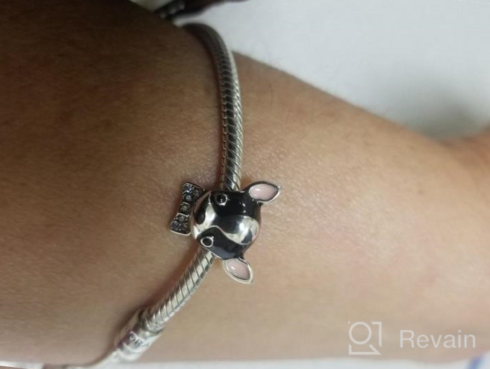 img 1 attached to Sterling Silver Animal Charm Beads: Perfect DIY Bracelet Gift For Ladies review by Natasha Weston